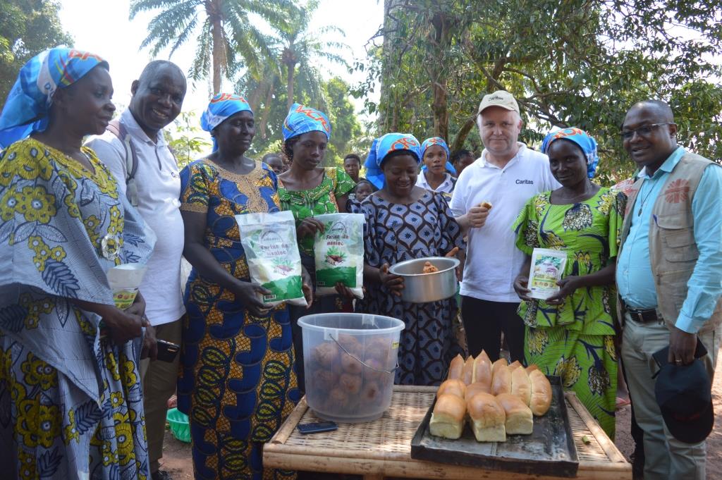 Visite aux boulangère à Lubyayi