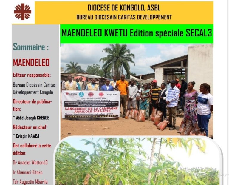 MAENDELEO KWETU Edition spéciale SECAL III